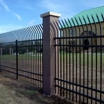 Commercial Aluminum Talon Security Fence