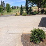 Driveway Before Staining and Sealing