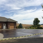 Driveway After, Stained and Sealed