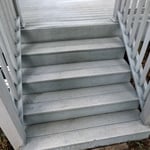 Deck softwashing