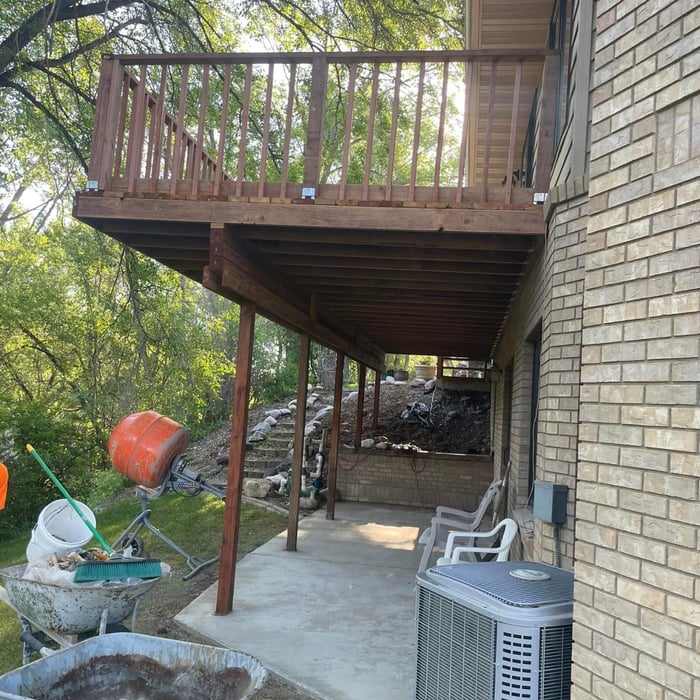 New Deck & Concrete