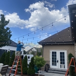 Fireplace String lights