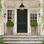 fixture next to door and front