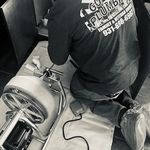 Snaking a customers drain!