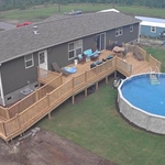 Custom Backyard Pool Deck