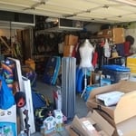 LA Garage - right side BEFORE