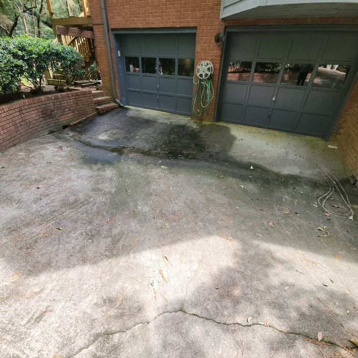 Driveway before