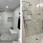 2 Pane Brush Nickel Frameless