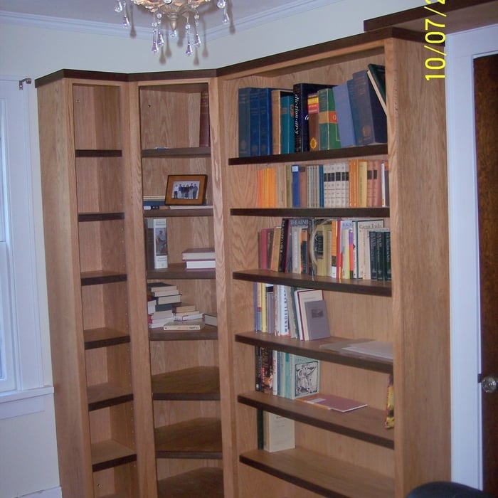 oak bookcase