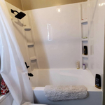 Porcelain tile remodel