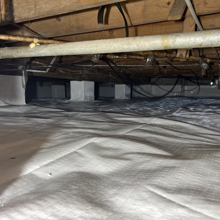 Crawlspace after