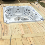 Hot tub install