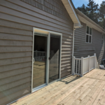 Sliding glass door insert
