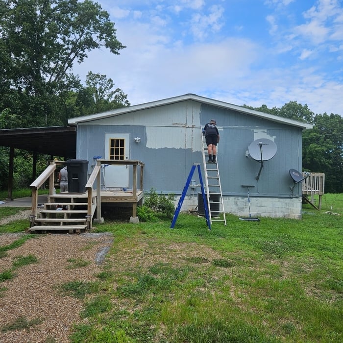 Exterior of the house.