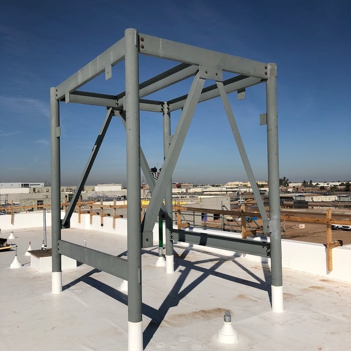 Pipe support frame