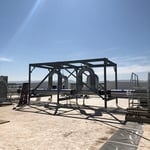 Pipe support frame