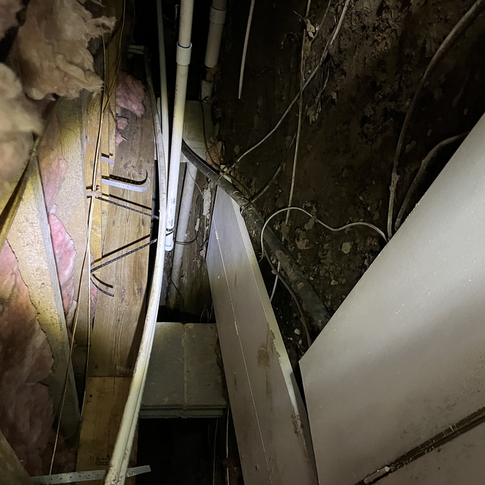 Crawl space dry out