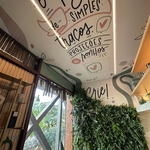Kitchen wallpaper - Wall and ceiling