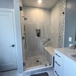 Custom Frameless Shower Enclosure