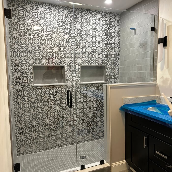 Custom Frameless Shower Enclosure