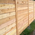 Spaced Horizontal Fence