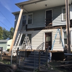Deck removed