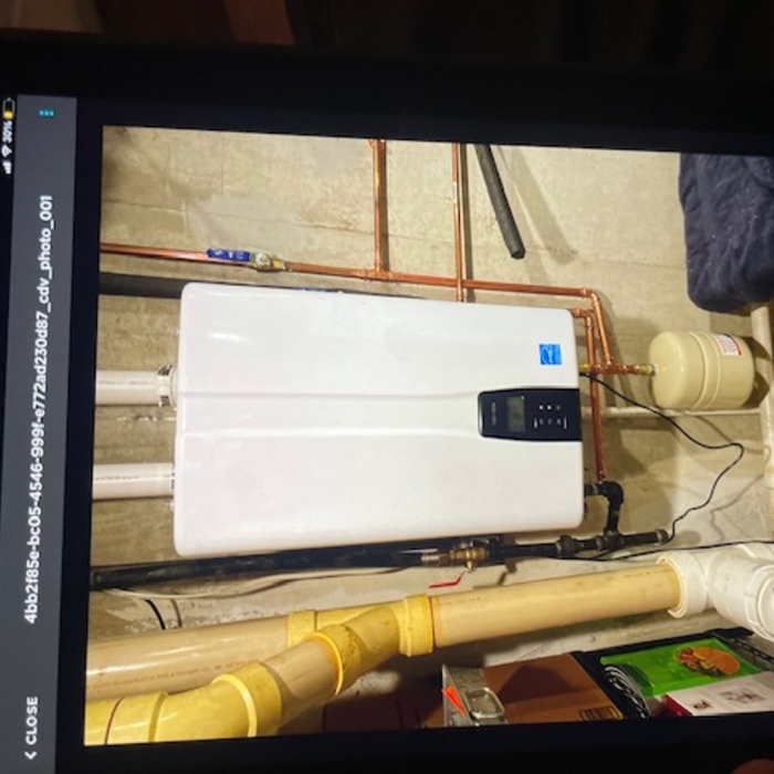 New Install Navien Tankless 240a