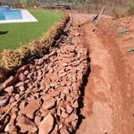 Retaining Wall Install