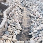 Rebuild Ditch Water Creek Bed