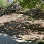 Fire Pit & Rose Bush Garden
