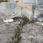 Underground gas line