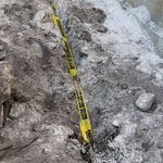 Underground gas line