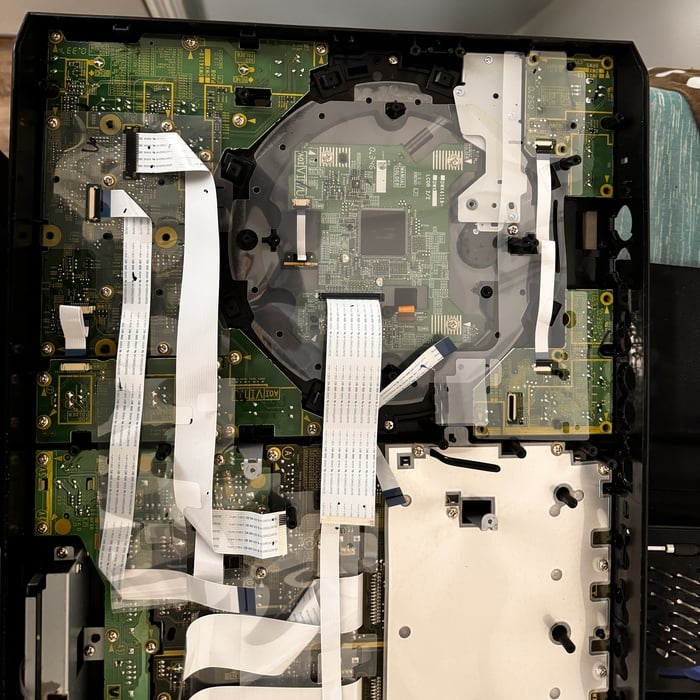 Removing Components to Access Jog Wheel