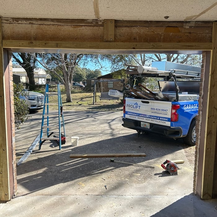 Installing new door