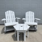 refinished patio chair set