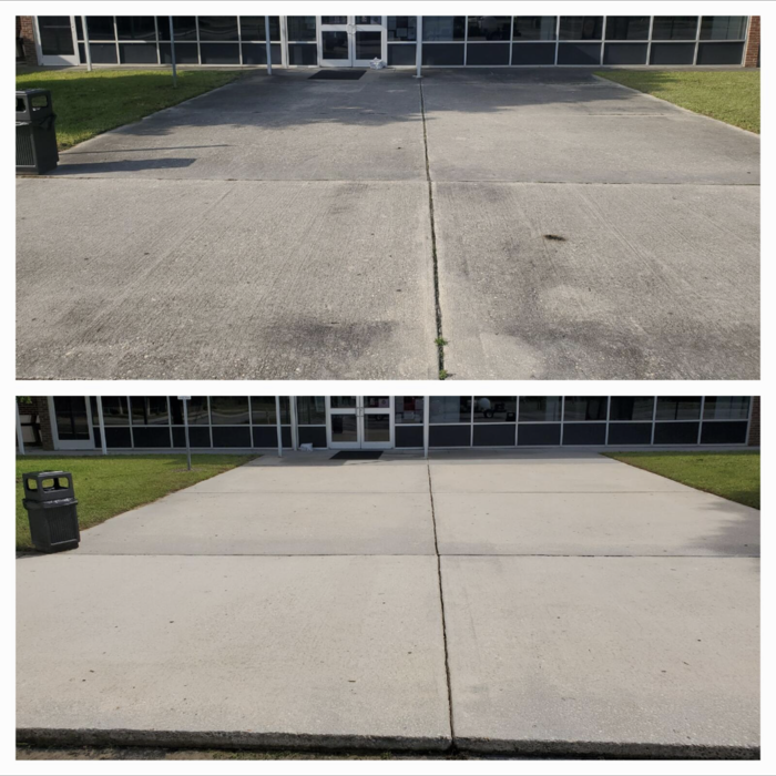 Pressure washing