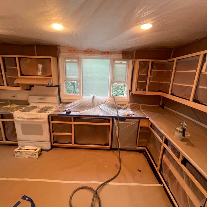 Ready for the first coat