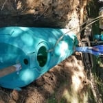 plastic septic tank 1250 gallon