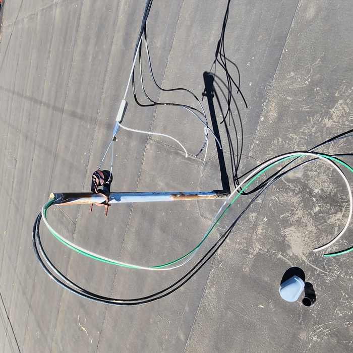 new wire for mast