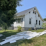 Removal of siding
