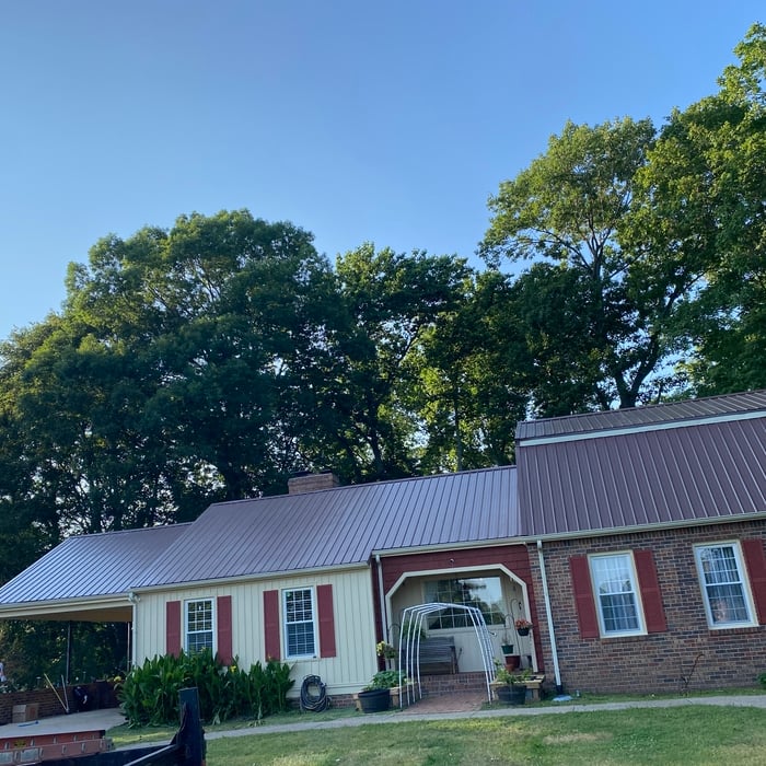 Metal roofing replacement