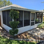 Small porch rescreen