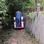 Navigating tight spaces and rough terrain
