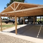 Carport in sandhollow