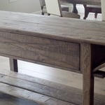 Vintage French bakers table