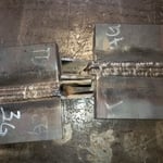 Unlimited thickness, all position d1.1 smaw test