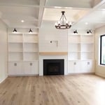 Built-in by Fireplace