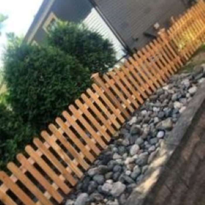 Wood Picket Fence