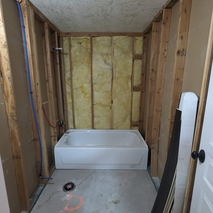 Before bathroom