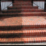 Outdoor Brick Stairs